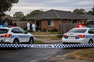 Melbourne’de çiftin ölümü araştırılıyor haberini anlatan temsili editoryal görsel