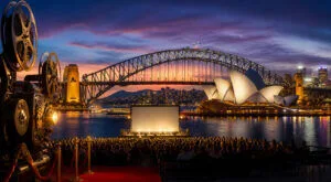 Sydney Limanı’nda açık hava sineması ve film festivali atmosferi