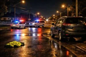Sydney’de polis takibinden kaçan sürücü havaya ateş açtı haberini anlatan temsili editoryal görsel