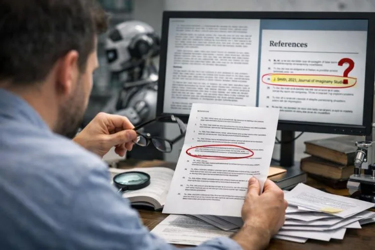 Yapay zekâ bilimde kriz yarattı haberini anlatan temsili editoryal görsel