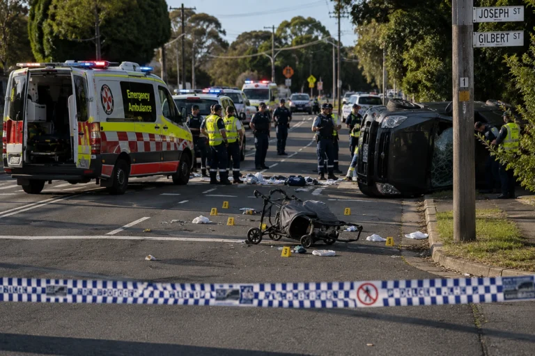 Sydney’de iki çocuk kazada öldü konulu temsili editoryal görsel
