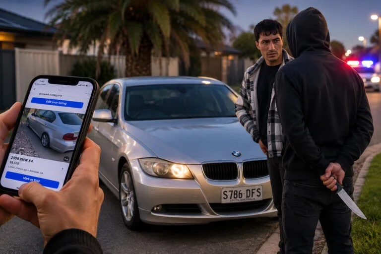 BMW satışı girişimi aracın çalınmasıyla sonuçlandı konulu temsili editoryal görsel