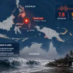 Filipinler’de 7.8’lik deprem konulu temsili editoryal görsel