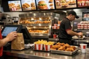 KFC ağı genişliyor, 1000 kişilik istihdam hazırlanıyor konulu temsili editoryal görsel