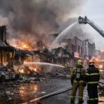 Melbourne’daki yangın sonrası sert “Beyrut” benzetmesi konulu temsili editoryal görsel
