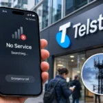 Telstra: Ağ saatleri 20 yıl geriye gitti konulu temsili editoryal görsel