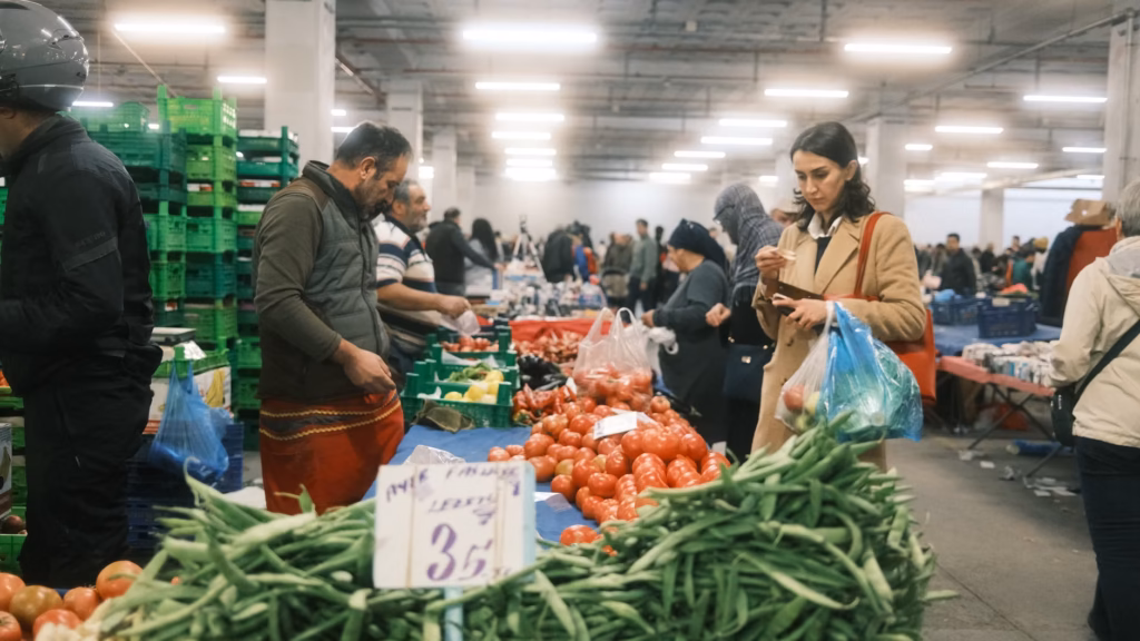 İstanbul'da yıllık enflasyon yüzde 34,96.