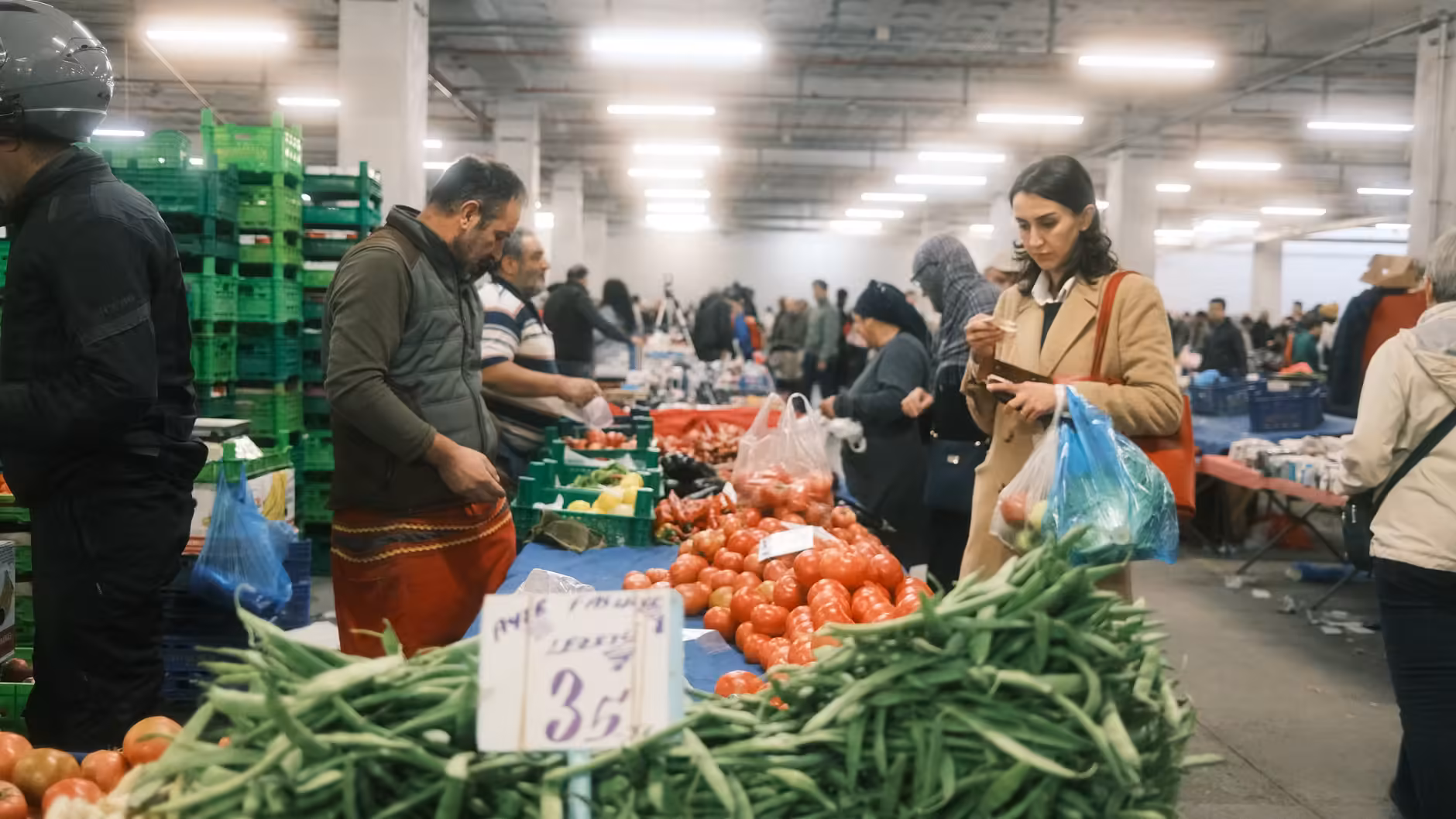 İstanbul'da yıllık enflasyon yüzde 34,96.